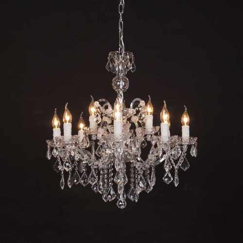 美式复古多头蜡烛水晶吊灯轻奢卧室客厅创意个性RH经典款装饰吊灯