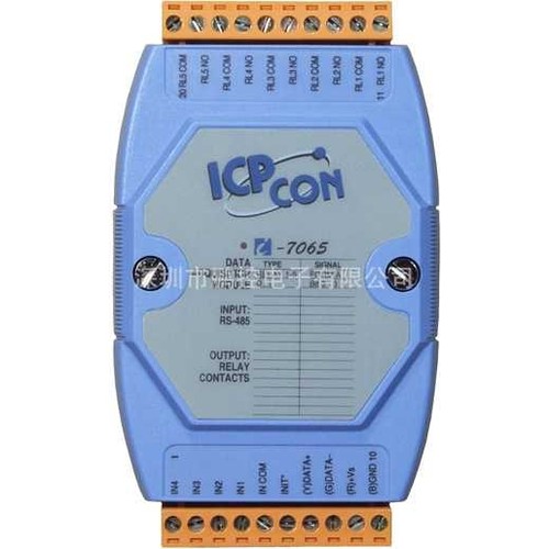 泓格 I-7065 泓格4路隔离数字量输入/5路A型电磁继电器输出模块