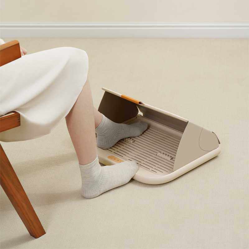 向物暖脚器办公室烤脚智能取暖可折叠按摩暖腿宝烘热捂