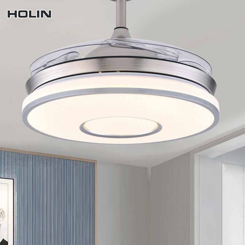 高端专业优质铁ABS装饰客厅办公室遥控LED吊扇灯餐厅卧室灯