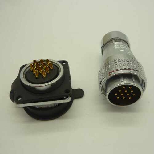 WS28J12TP配套WS28K12Z威浦工业设备圆形连接器PLS-2812-PF插头