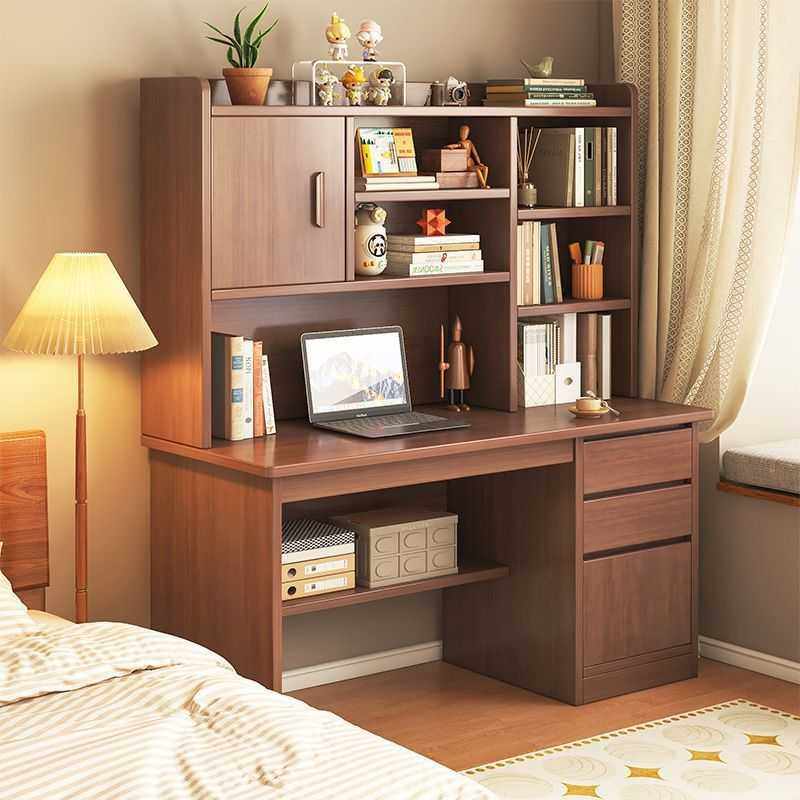 书桌学生家用小学习写字桌卧室电脑桌台式书架书柜一体桌子办公桌,畜牧/养殖物资,畜牧/养殖器械,淘宝优惠券,粉丝福利购,淘宝优惠卷