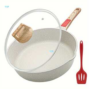 11 inch/5Qt Nonstick Deep Frying Pan with Lid Non Stick跨境