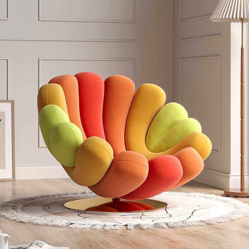 ?意式单人沙发ins风奶油风海葵椅售楼处服装店设计师旋转轻奢,农机/农具/农膜,其它农用工具,淘宝优惠券,粉丝福利购,淘宝优惠卷