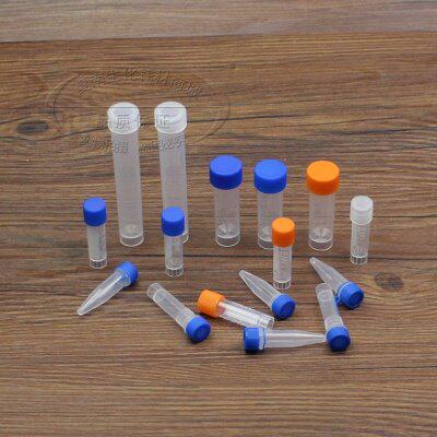 塑料冻存管1.5ml1.8ml2ml5ml10ml冷冻管样品管墨水分装瓶硅胶垫圈