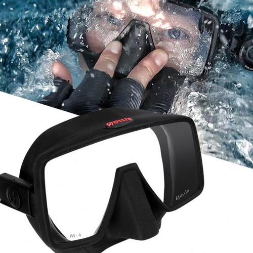 Hollis M4 面镜潜水镜男专业技潜面罩高清水肺大视野深潜无框美国