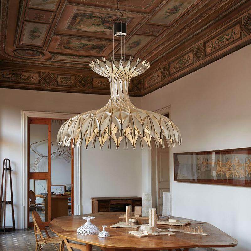 设计师餐厅吊灯复古酒店宴会厅餐饮饭店包厢民宿会所楼梯大气灯具