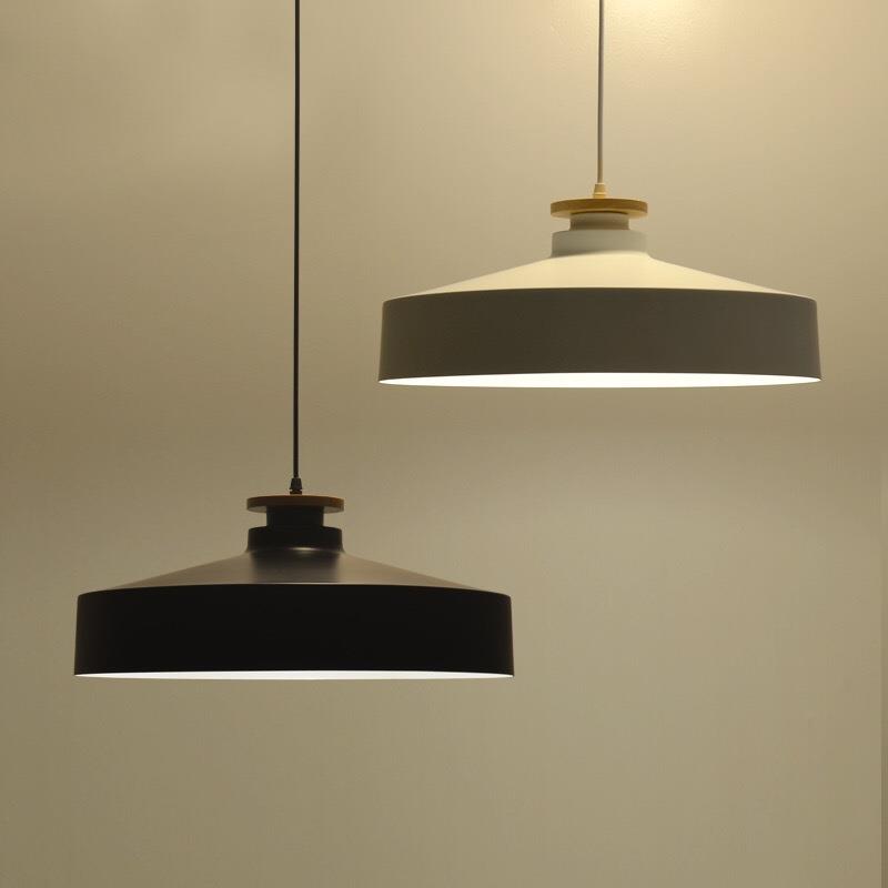 北欧吊灯饭厅餐厅灯吧台床头日式简约创意设计师风格原木铝材吊灯