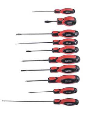 RS PRO 标准螺丝刀套装, 米字；一字刀头, 10件套 459-3988