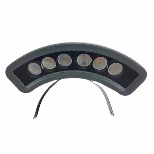 LED金黄光瓦楞灯6W12W DC24V全彩七彩瓦片灯DMX512源头工厂暖白光
