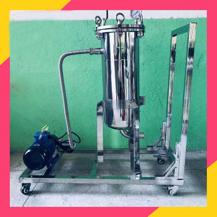 猪油渣肉类熬煮猪板油过滤器 猪板油熬煮后油品杂质过滤净化机