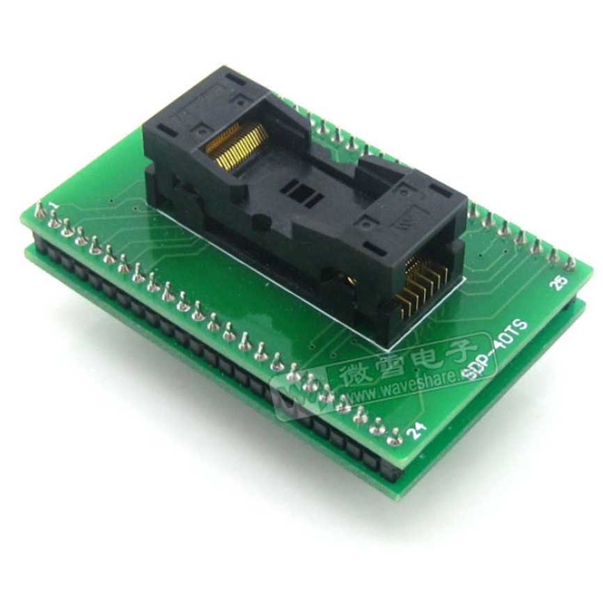 引脚间距0.5mm TSOP40转DIP40 编程座 IC 测试座 648-0402211-A01