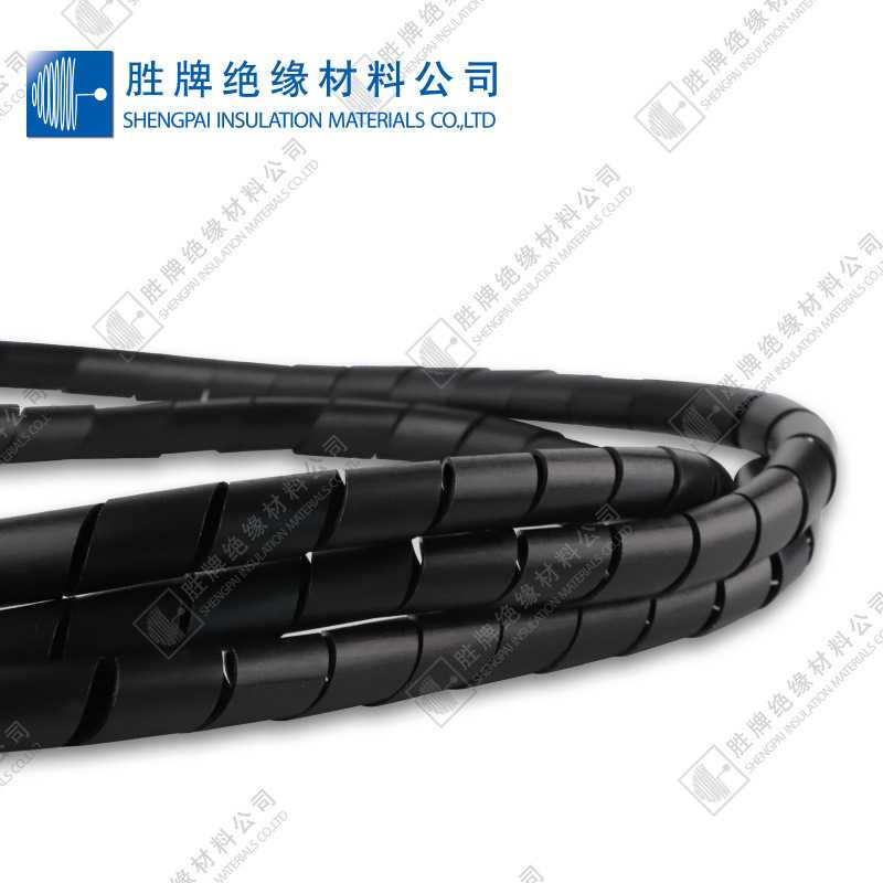 胜牌现货25mm螺旋保护套 PE材质电线电缆保护套 阻燃缠绕管