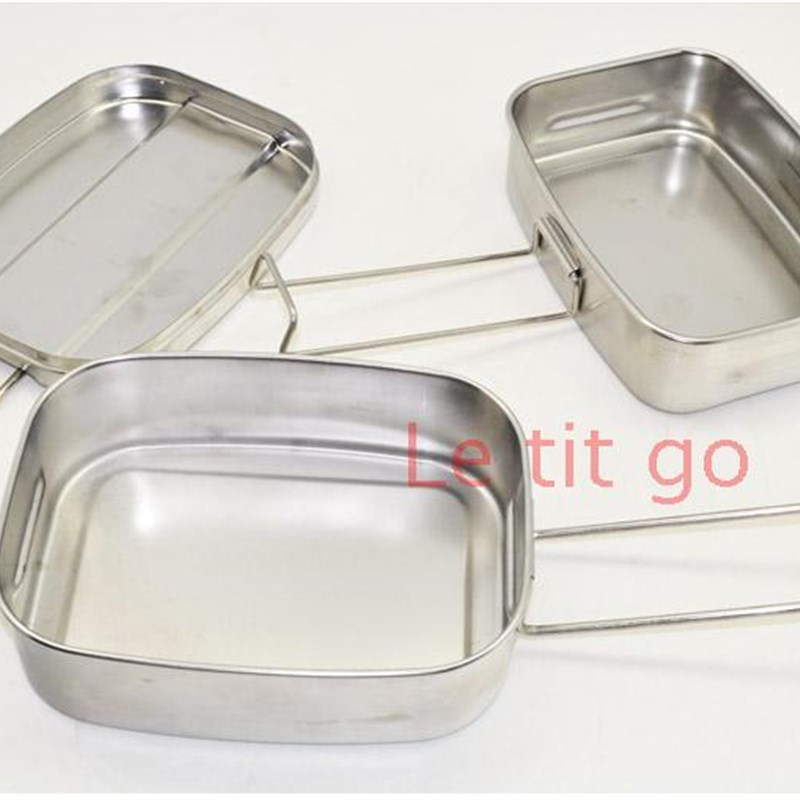 05式饭盒便携05单人餐具不糊锅304多功能户外野餐蒸饭野营露营