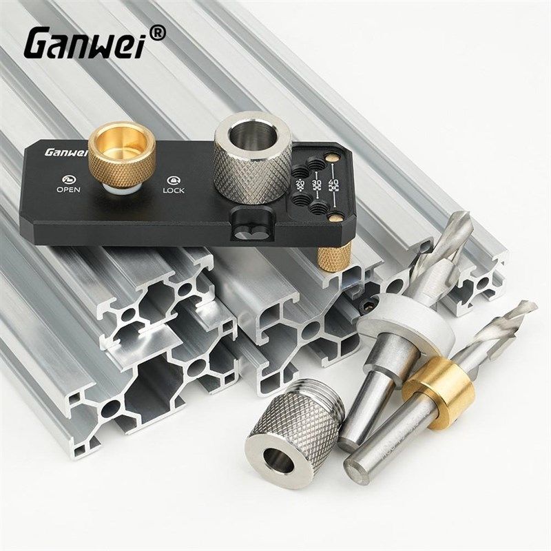 铝合金型材打孔辅助器2030t40手动DIY定位器M6M8螺丝沉头国标欧标,基础建材,打孔定位器,淘宝优惠券,粉丝福利购,淘宝优惠卷