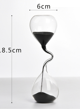 创意细颈艺术沙漏计时器个性家居摆件毕业W季情人节礼物