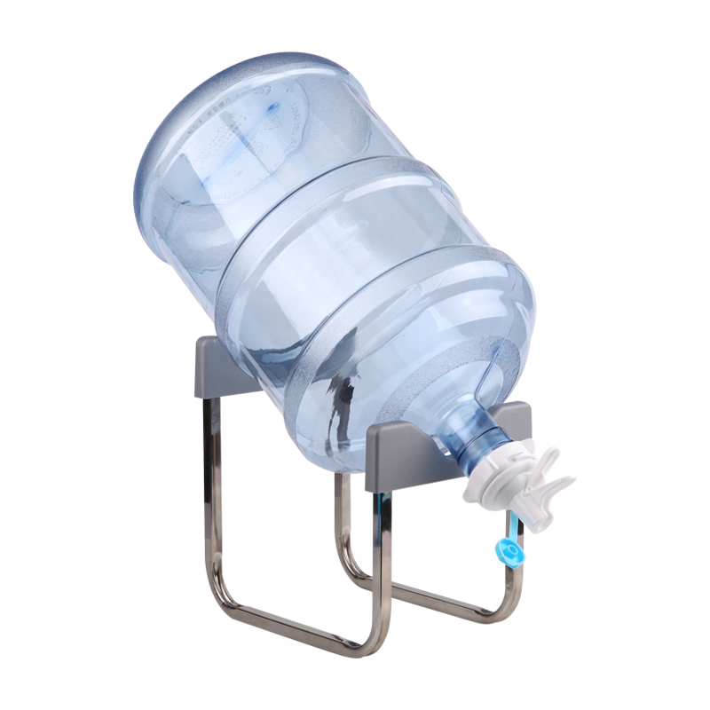 家用加高不锈钢纯k净水桶支架台式桶装简易饮水机倒水嘴倒置放水