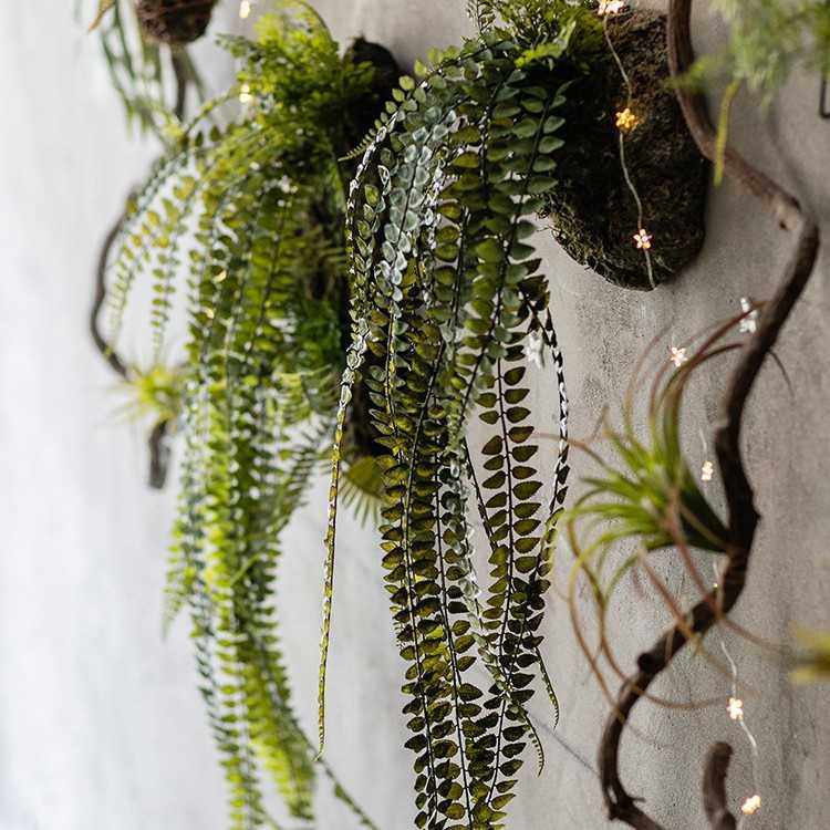 仿真蕨类植物藤蔓壁挂吊兰花室内客厅墙面悬挂装饰垂吊绿植,电子元器件市场,其它元器件,淘宝优惠券,粉丝福利购,淘宝优惠卷