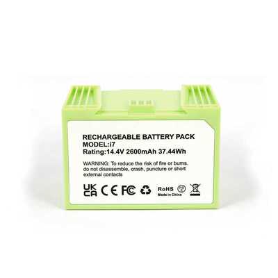 i7 for iRobot Roomba  i7+ 7150 7550 14.4V 2600mAh 37.44Wh