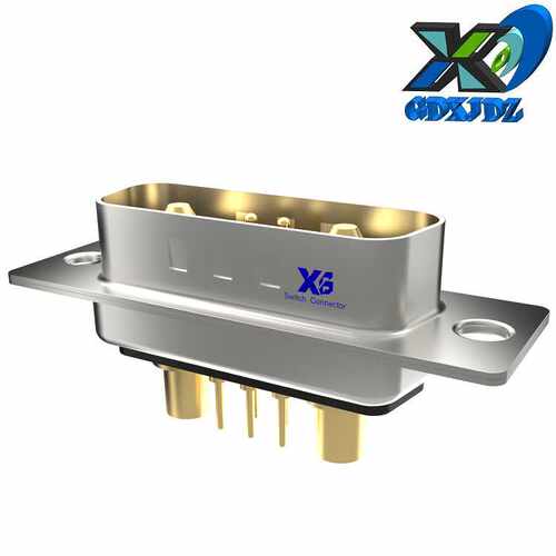 D-sub 焊线式大电流7PIN 7芯 7W2大电流连接器焊接式公头母头
