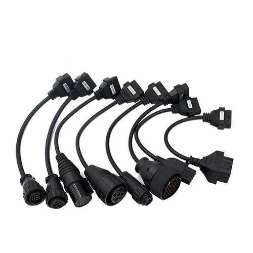 Trucks cables for 150e tcs cdp obd2卡车连接线转换线 8合1线