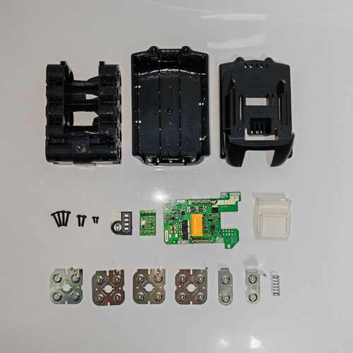 替代MAK牧田18V电池套料 BL1860B 6AH 10芯18650大电流四连体五金
