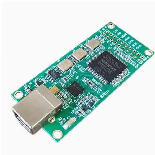 XMOS XU208 USB数字界面模块USB转I2S/IIS异步子卡 DSD256/PCM384