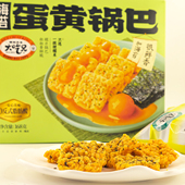 大吃兄蛋黄糯米锅巴海苔味盒装 厚涂酱料下午茶解馋追剧休闲零食品