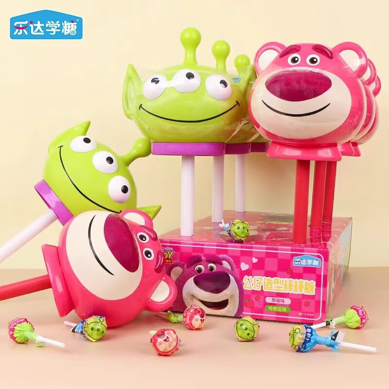 乐达宝超级大棒棒糖儿童零食糖果超大发光迪士尼创意学生礼品糖玩