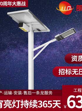 6米太阳能路灯LED光伏路灯30W40W60W厂家新农村道路灯户外7米8米