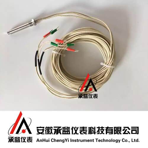 WZP-001压簧式热电阻PT100温度传感器铂端面A级测温