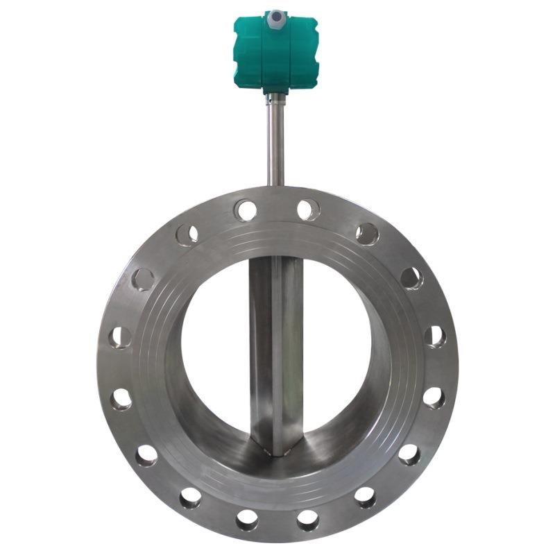 河南新航氢气过氧化氢氩气流量计法兰连接涡街流量计大口径