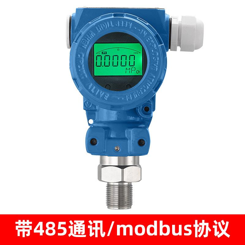 RS485通讯远程监测高精度数显压力表精密数字压力表压力变送器