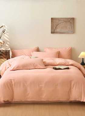 2025新款全棉纯棉原棉磨毛回暖被套床单床笠款床上用品四件套