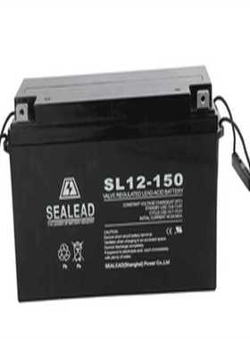 西力达SEALEAD蓄电池SL12-120 绿色储能型 绿篱机UPS不间断电黑色
