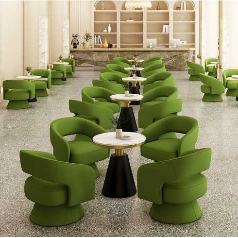 北欧创意洽谈单人沙发设计师休闲接待沙发组合现代简约休闲沙发椅