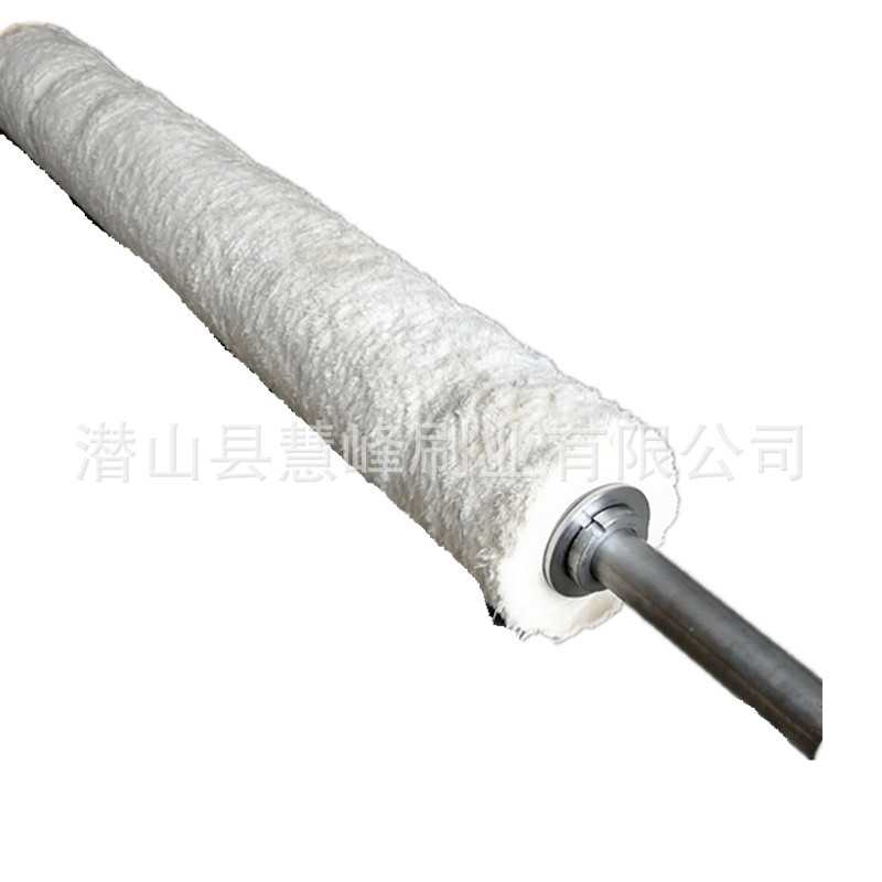 纺织皮革钢琴架子抛光抛光棉布布轮 防羽府绸布抛光毛刷辊