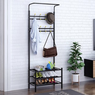 花园生活铁艺落地室内多层u花架阳台客厅多肉绿萝吊兰花盆架衣帽