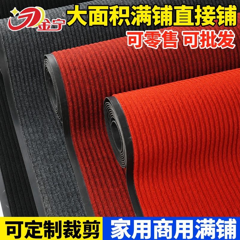 金宁商用门口地毯吸n水防滑垫入户酒店迎宾门垫走廊过道地垫双条