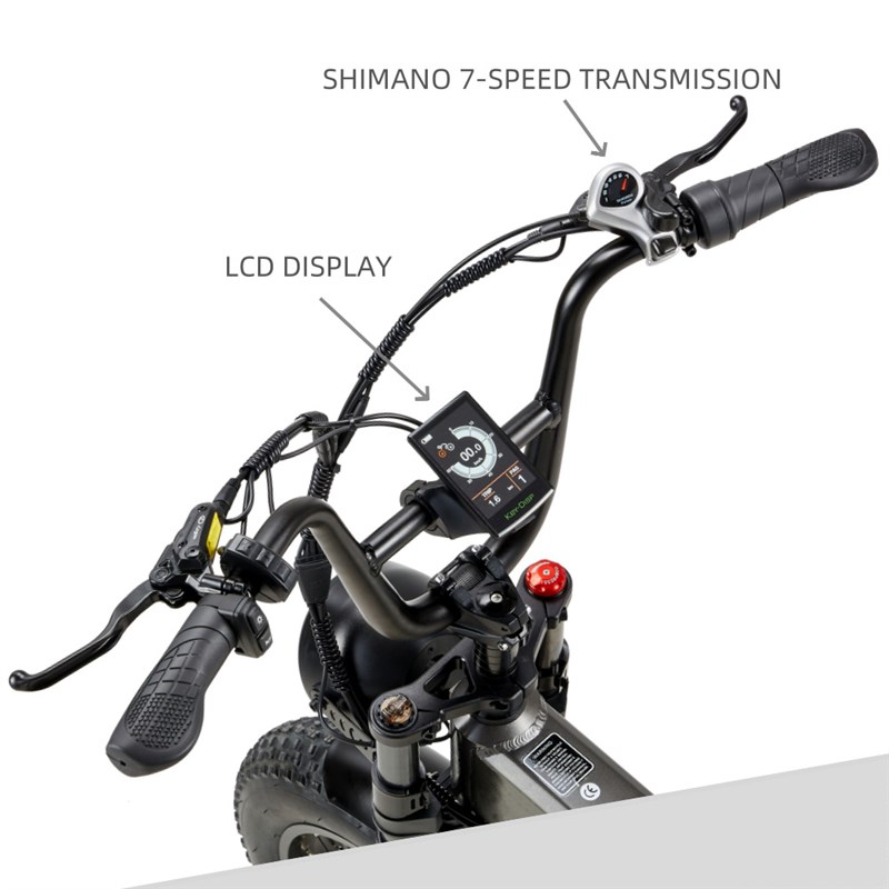 折叠电动车双驱电动自n行车新款R7双电机20寸欧盟胖胎EBIKE工厂货