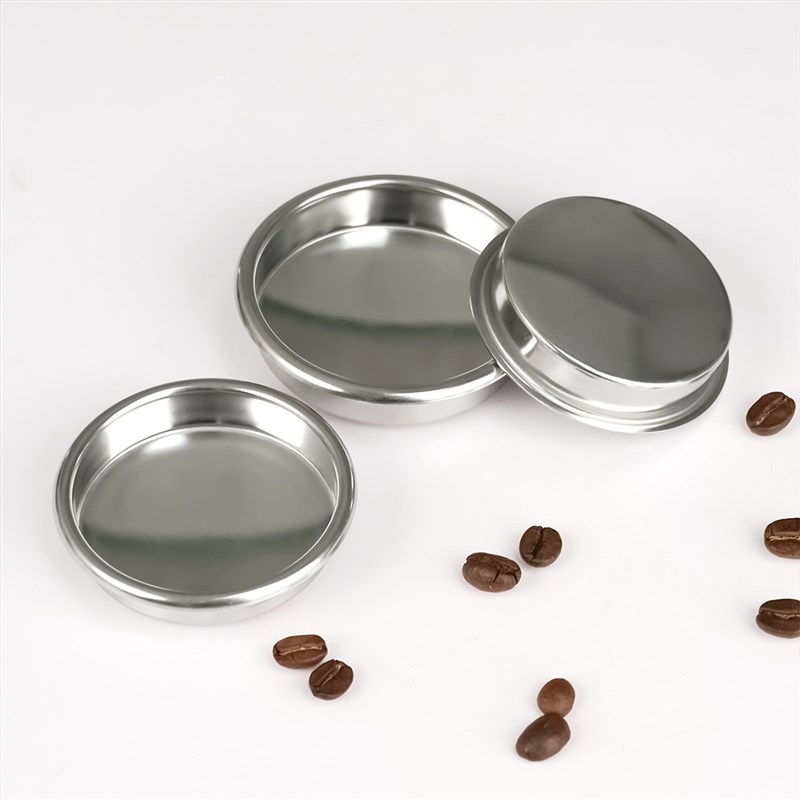 51/54/58MM不锈钢咖啡过滤粉I碗咖啡盲碗浓缩咖啡过滤杯