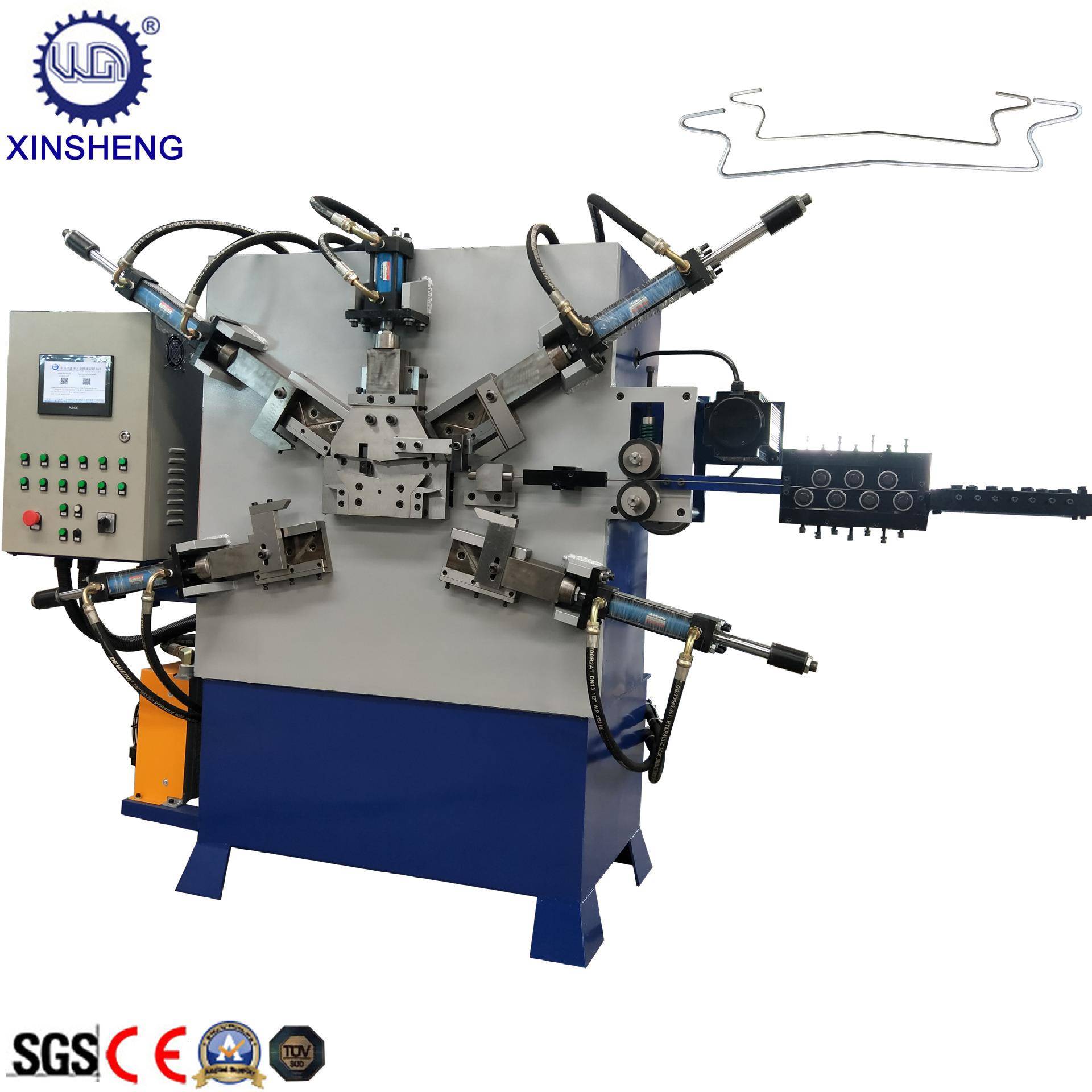 花兰扣机不锈钢线材折弯园林瓜藤架成型机西红柿子支架机
