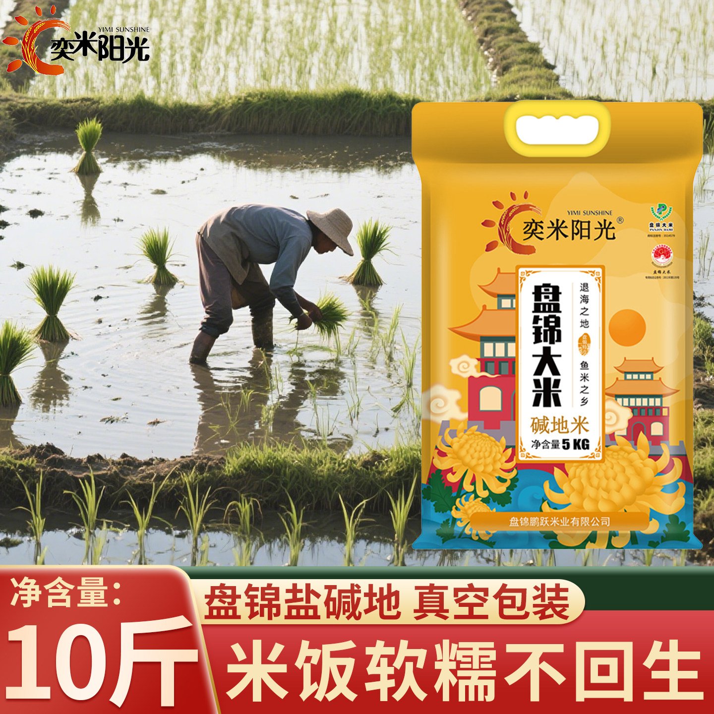 盘锦碱地米10斤东北大米5kg胚芽米珍珠米盘锦蟹田米小包装1斤批发,粮油调味/速食/干货/烘焙,胚芽米,淘宝优惠券,粉丝福利购,淘宝优惠卷