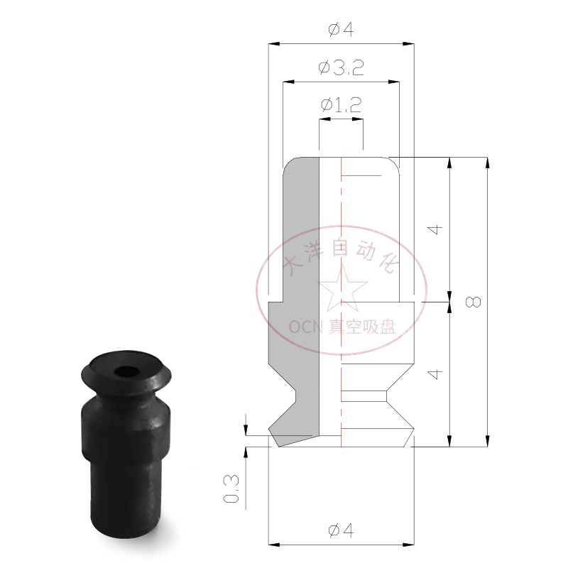 J-WEP0c6/07/08-D1/D2/D3/D4/D6/D8/D10/D15/D20/D25怡合达款吸嘴