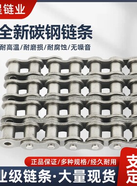 碳钢多排链工业传动链条08a10a12a32a08b10b12b16b4排5排6排链条