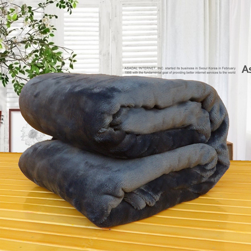 毯子夏季单c人薄宿舍学生简约法兰绒美容院专用盖毯办公室毛毯午