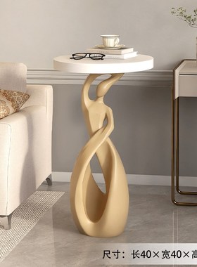 轻奢高档艺术大型落地摆件装饰客厅电视柜旁茶几沙发边几乔迁礼物