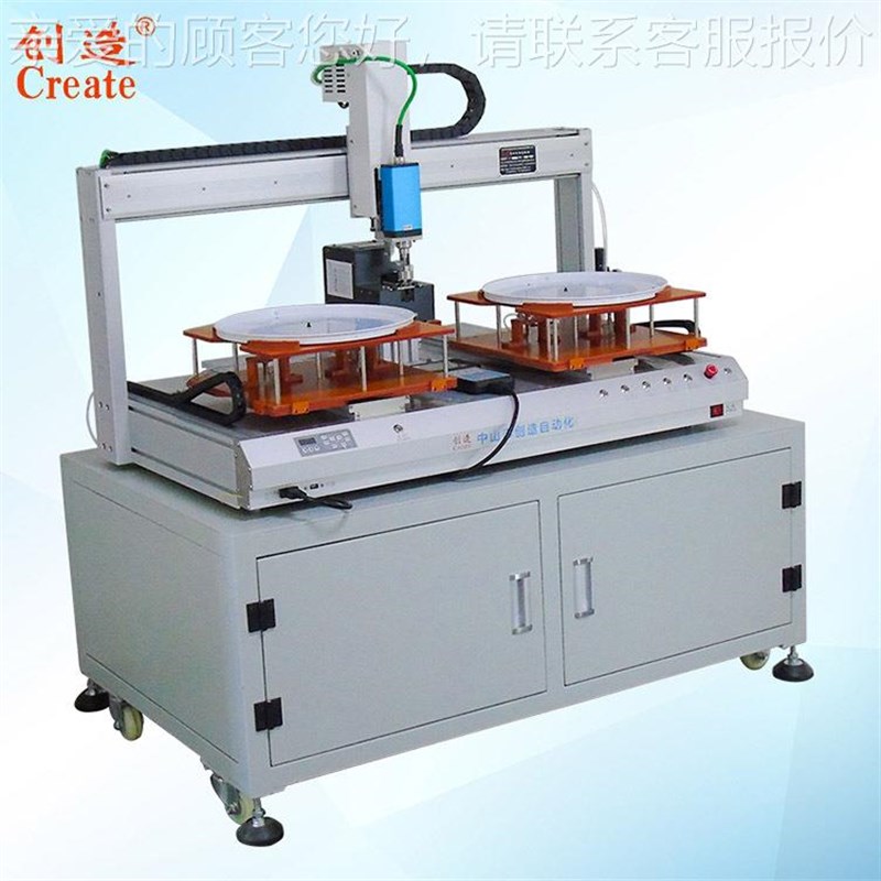 定制生双工位g伺服电批螺电丝机 产落地双工位伺式伺锁螺丝机 多