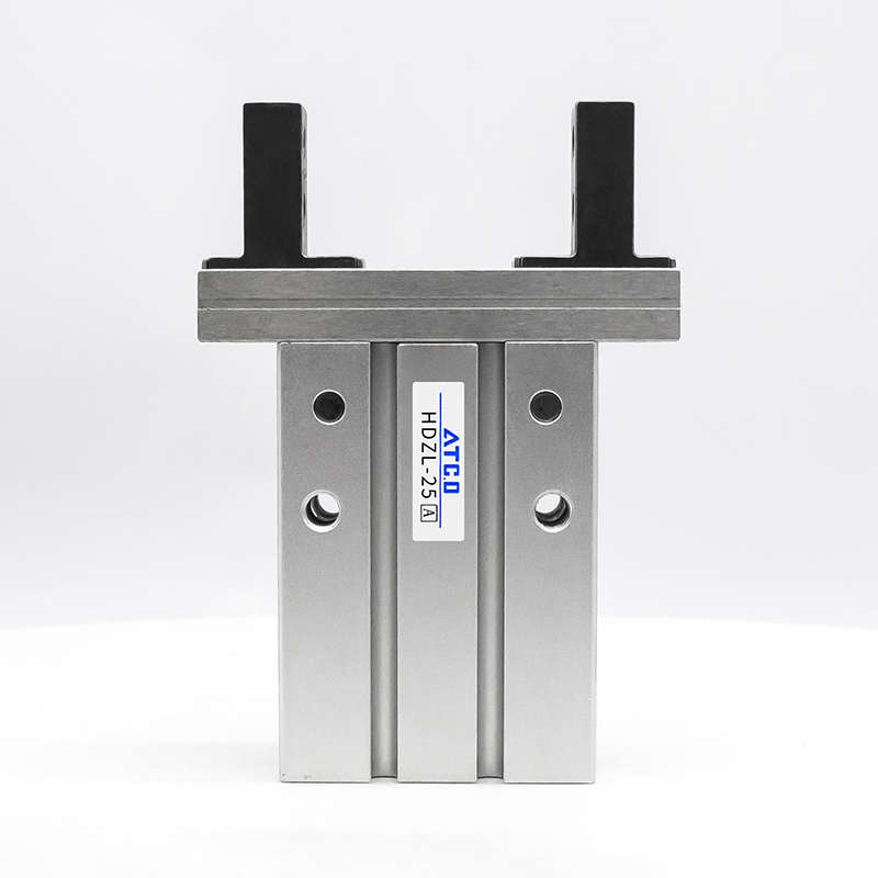 气立可型HDZL10 HDZL16 20 25平行导轨加O长型气动手指气缸 机械