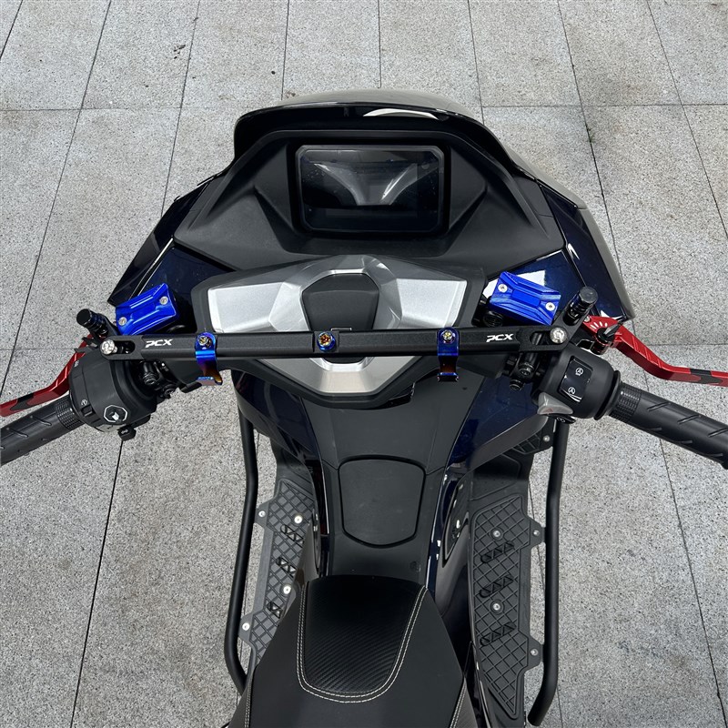 适用25款本田PCX160平衡杆手机导航拓展支架车机扩展横杆改装配件